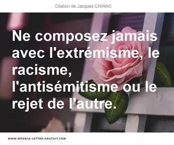 Citations Jacques CHIRAC