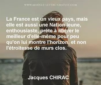 Citation de Jacques CHIRAC