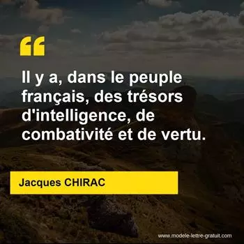 Citation Jacques CHIRAC