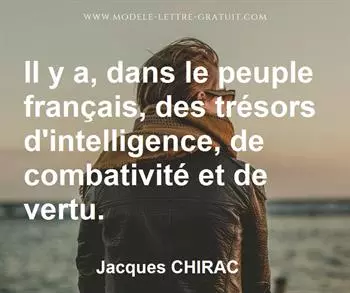 Citation de Jacques CHIRAC