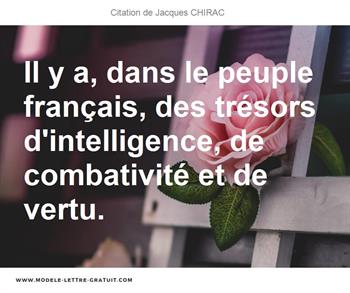 Citations Jacques CHIRAC