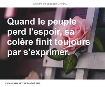 Citations Jacques CHIRAC
