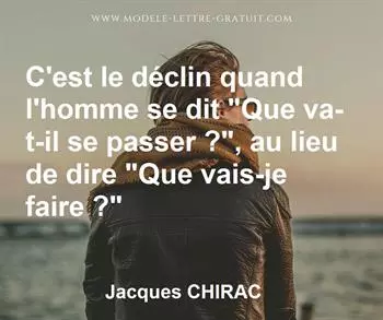 Citation de Jacques CHIRAC