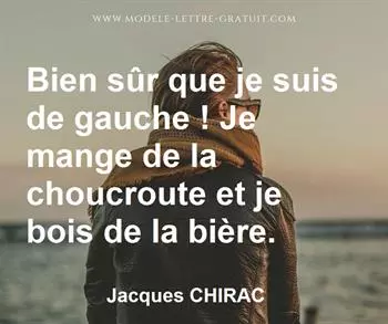 Citation de Jacques CHIRAC