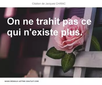 Citations Jacques CHIRAC