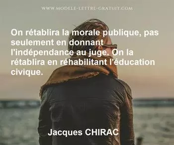 Citation de Jacques CHIRAC