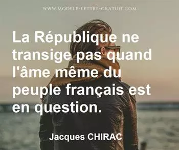 Citation de Jacques CHIRAC