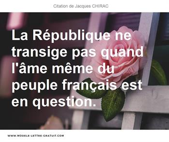 Citations Jacques CHIRAC
