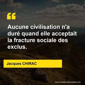 Citation Jacques CHIRAC