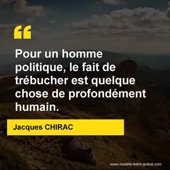 Citation Jacques CHIRAC