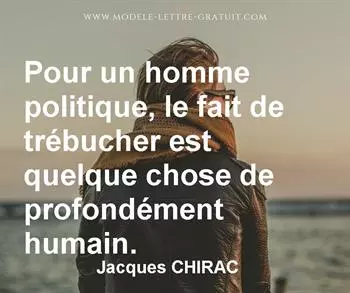 Citation de Jacques CHIRAC