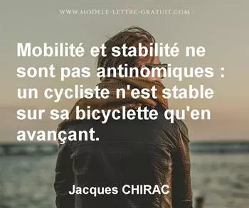 Citation de Jacques CHIRAC