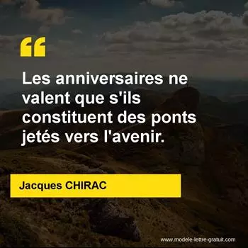 Citation Jacques CHIRAC
