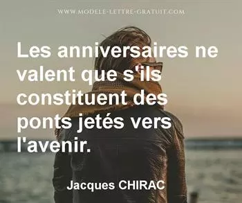 Citation de Jacques CHIRAC