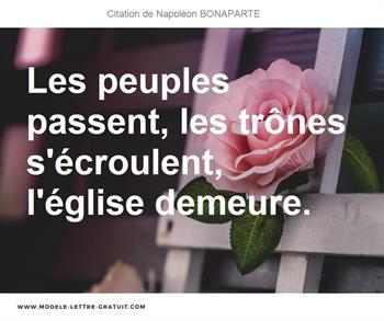 Citations Napoléon BONAPARTE