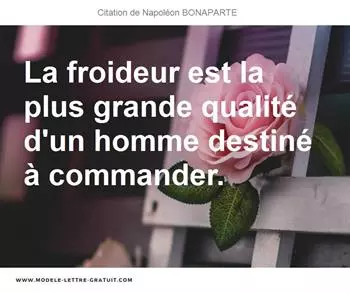 Citations Napoléon BONAPARTE