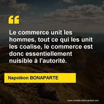 Citation Napoléon BONAPARTE
