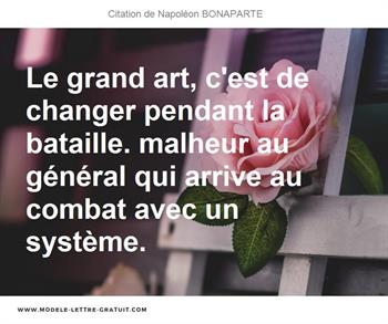 Citations Napoléon BONAPARTE
