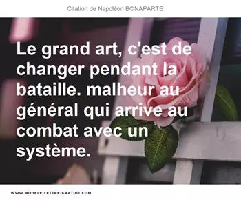 Citations Napoléon BONAPARTE