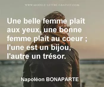 Citation de Napoléon BONAPARTE