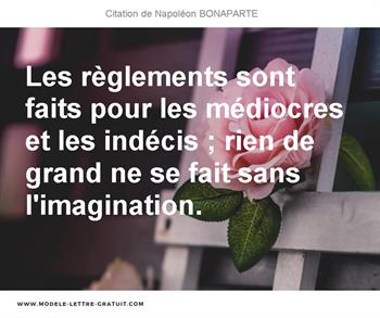 Citations Napoléon BONAPARTE