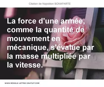 Citations Napoléon BONAPARTE