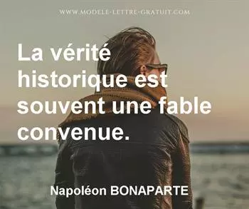 Citation de Napoléon BONAPARTE