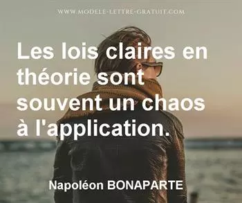 Citation de Napoléon BONAPARTE