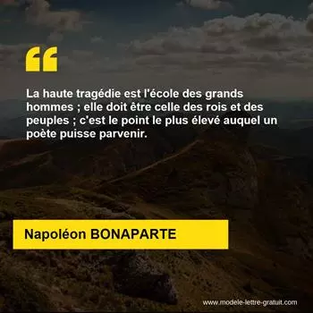 Citation Napoléon BONAPARTE