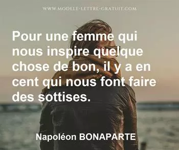 Citation de Napoléon BONAPARTE