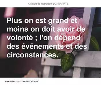 Citations Napoléon BONAPARTE