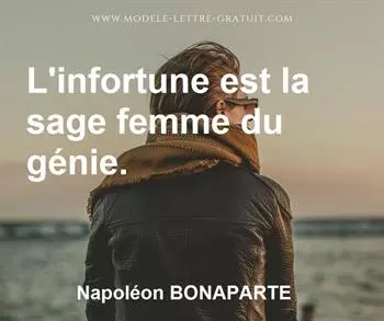 Citation de Napoléon BONAPARTE