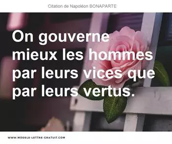 Citations Napoléon BONAPARTE
