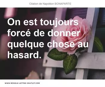 Citations Napoléon BONAPARTE