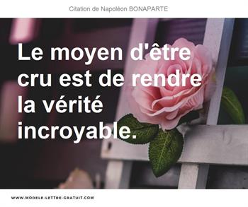 Citations Napoléon BONAPARTE