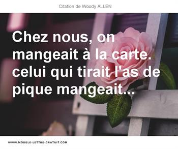 Citations Woody ALLEN
