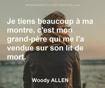 Citation de Woody ALLEN
