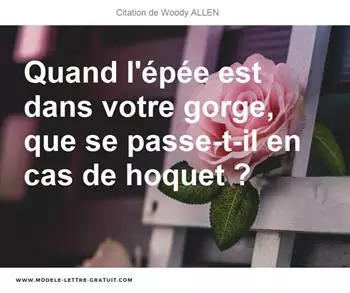 Citations Woody ALLEN