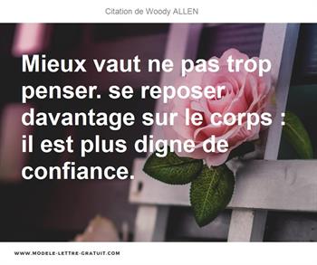 Citations Woody ALLEN