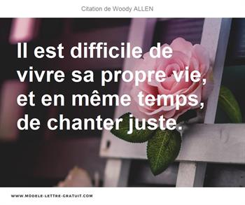 Citations Woody ALLEN
