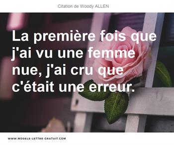 Citations Woody ALLEN