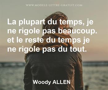 Citation de Woody ALLEN