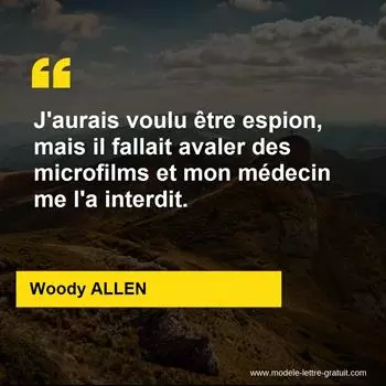 Citation Woody ALLEN