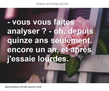 Citations Woody ALLEN