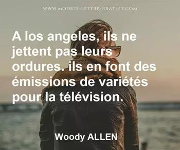 Citation de Woody ALLEN