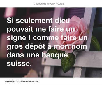 Citations Woody ALLEN