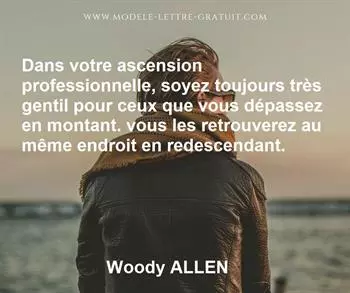 Citation de Woody ALLEN