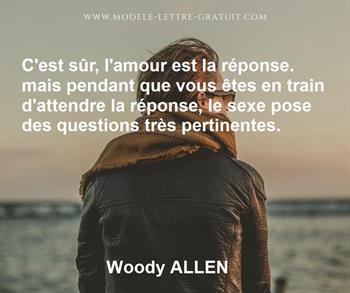 Citation de Woody ALLEN