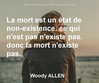 Citation de Woody ALLEN