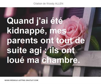 Citations Woody ALLEN